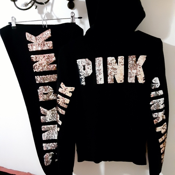 PINK Victoria's Secret Pants - VS PINK BLING SET!